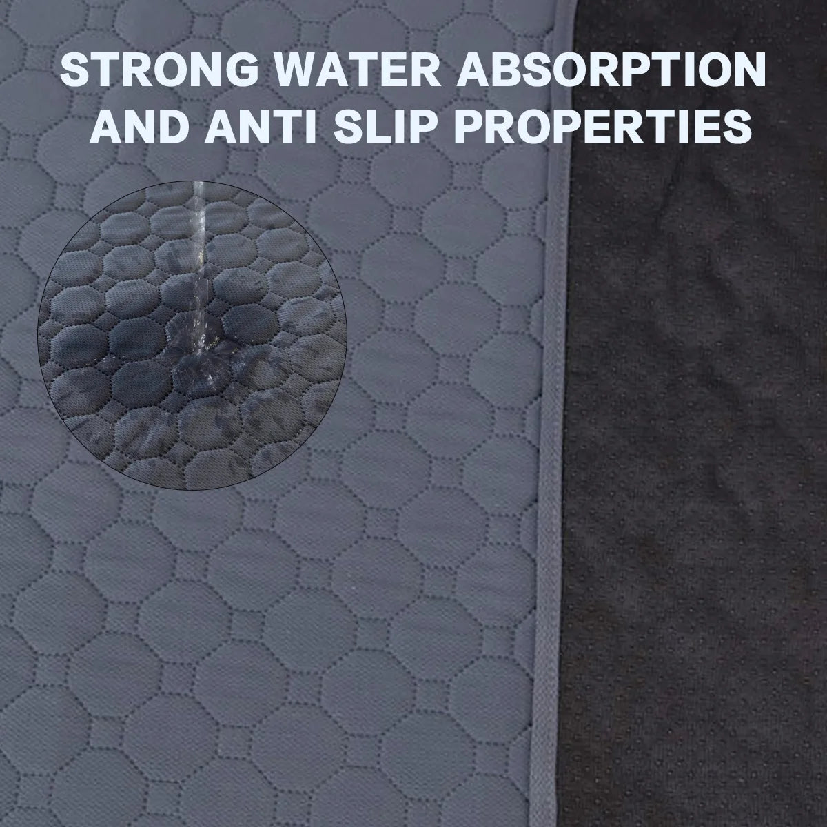 Absorbent Dog Urine Pads Reusable Dogs Pee Mat Waterproof Dog Diaper Mat for Car Seat Cover Anti Slip Training Pet Accessories