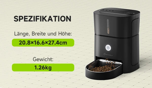 APETDOLA Automatic Cat Feeder Pet Smart Cat Food Dispenser Remote Control WiFi Button Timed Feeders For Cats Dog Accessories