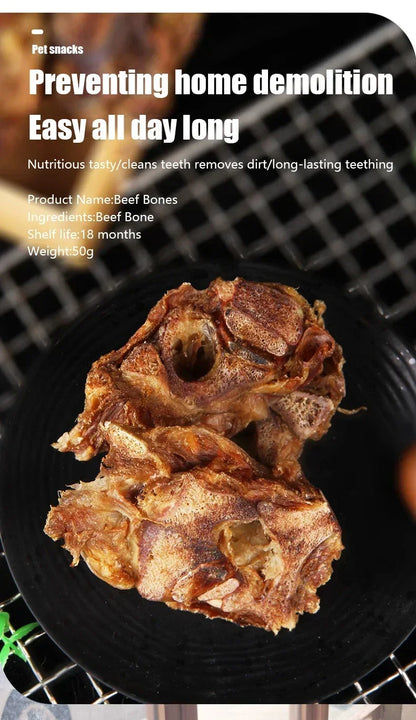 New Dog Snacks Food Tooth Cleaning Bones Low Temperature Baking Crispy Not Hurt Stomach Low Moisture High Protein Pet Snacks